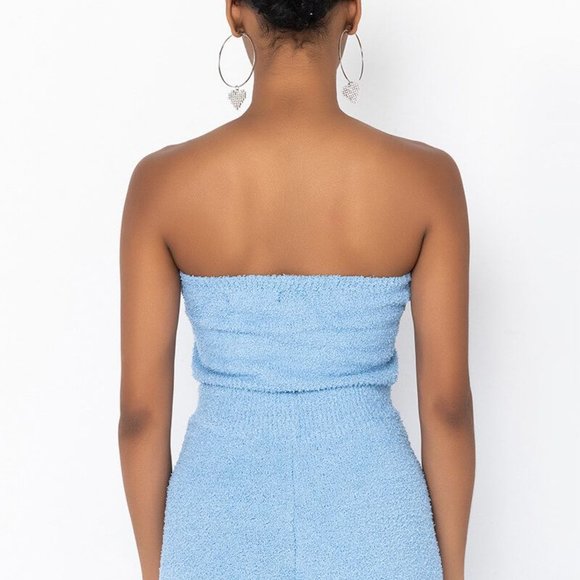 Stasia Teddy: Powder Blue Tube Top Medium - Picture 2 of 5